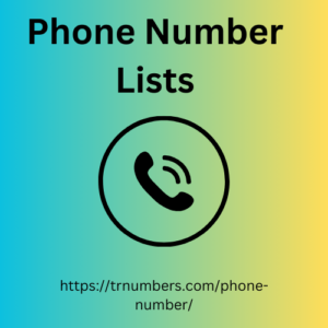 Phone Number Lists 