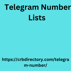 Telegram Number Data,