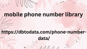 mobile phone number library