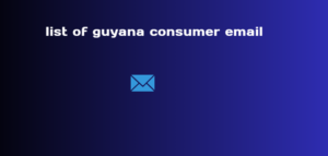 list of guyana consumer email