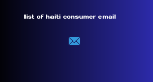 list of haiti consumer email