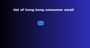 list of hong kong consumer email