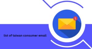 list of taiwan consumer email