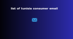 list of tunisia consumer email